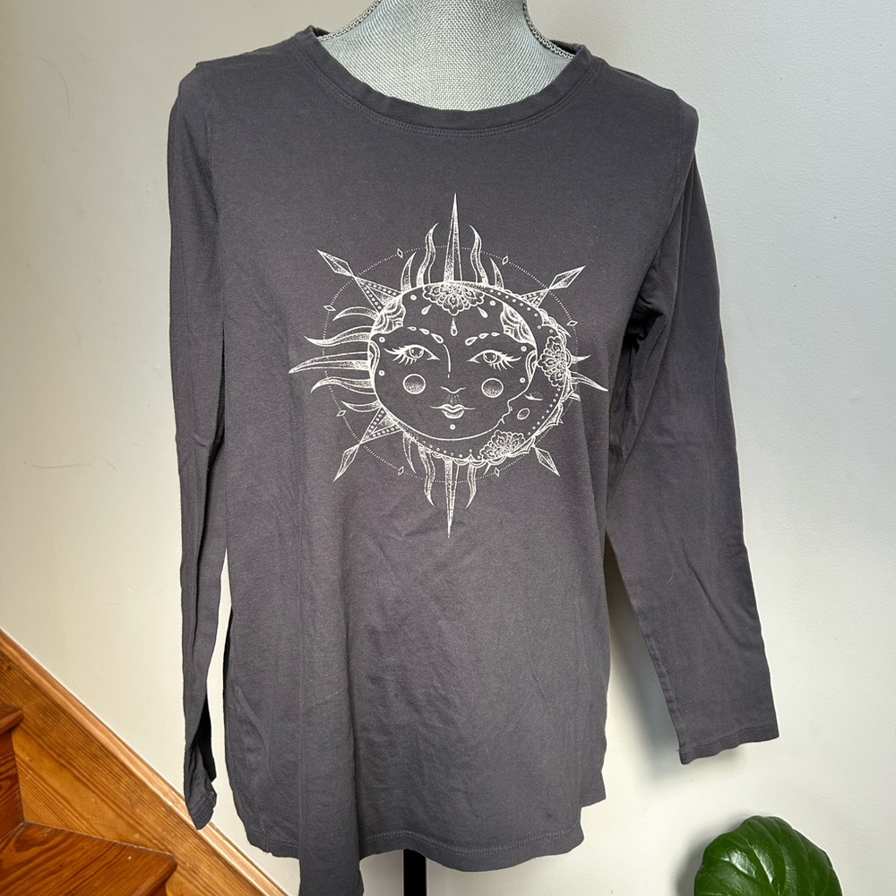 Torrid Moon and Sun Celestial Long Sleeve Tee